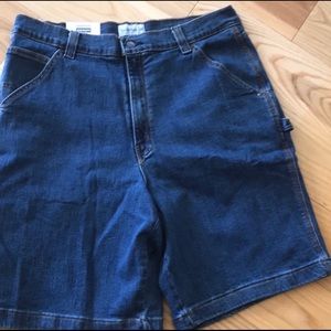 Mens Saddlebred blue jean carpenter shorts